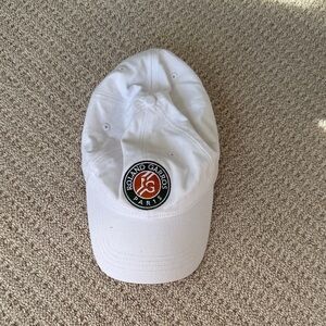 Roland Garros White Baseball Cap